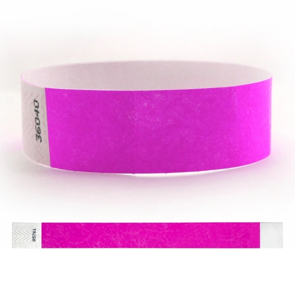 Durable DuPont wristband, Adhesive closure, Water use, Short term use... from ASI 32187 Advance ID / Advance ID Wristbands