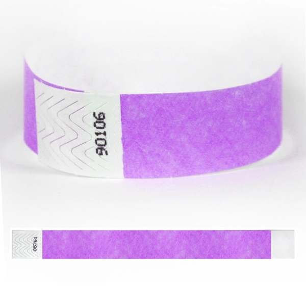 Durable DuPont wristband, Adhesive closure, Water use, Short term use... from ASI 32187 Advance ID / Advance ID Wristbands