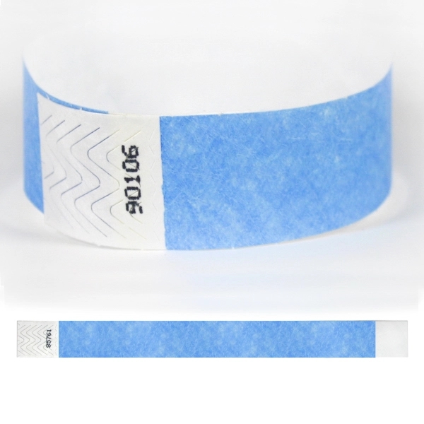 Durable DuPont wristband, Adhesive closure, Water use, Short term use... from ASI 32187 Advance ID / Advance ID Wristbands