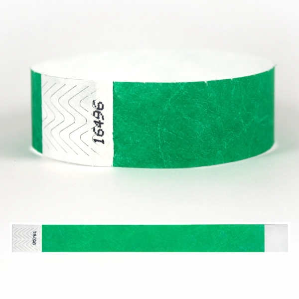 Durable DuPont wristband, Adhesive closure, Water use, Short term use... from ASI 32187 Advance ID / Advance ID Wristbands
