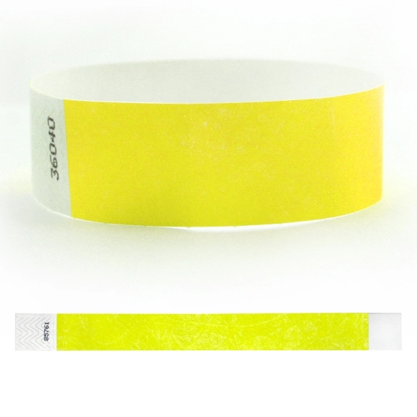 Durable DuPont wristband, Adhesive closure, Water use, Short term use... from ASI 32187 Advance ID / Advance ID Wristbands