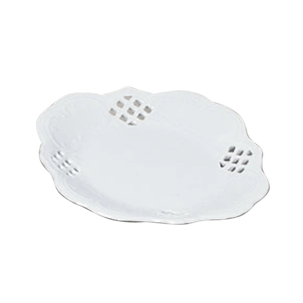 Square Candy, Catch all Coaster 4.5" with cut work, fine porcelain... from ASI 68878 Mar's Line / Mar's Promotions / MAR's Line Mars China Collection