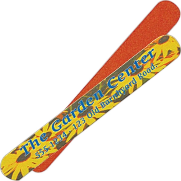 Salon-sized emery board Colorful, eye-catching salon-pro quality keeps nails in top... from ASI 34326 Allen Adv Products Inc / Fingertip Line