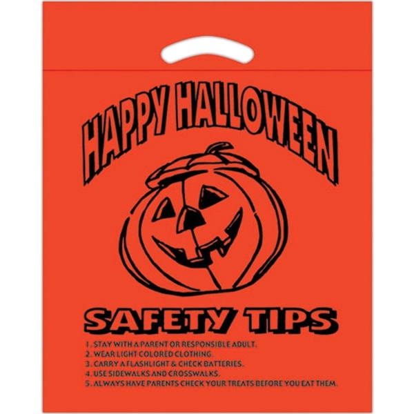 12" x 15" x 3" 2.5ml LDPE plastic Halloween bag with... from ASI 35290 American Ad Bag Co