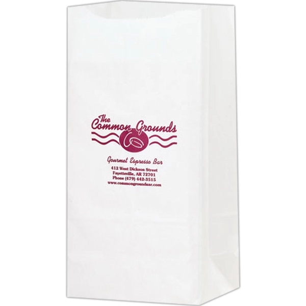 7 11/16" x 4 7/8" x 16 1/16" white Kraft paper... from ASI 35290 American Ad Bag Co