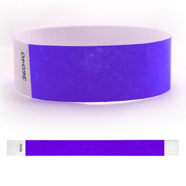 Durable DuPont wristband, Adhesive closure, Water use, Short term use... from ASI 32187 Advance ID / Advance ID Wristbands