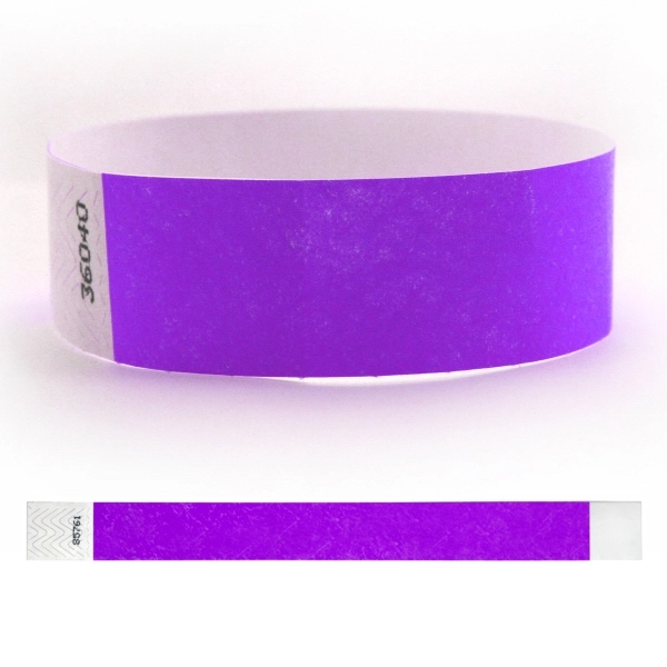 Durable DuPont wristband, Adhesive closure, Water use, Short term use... from ASI 32187 Advance ID / Advance ID Wristbands