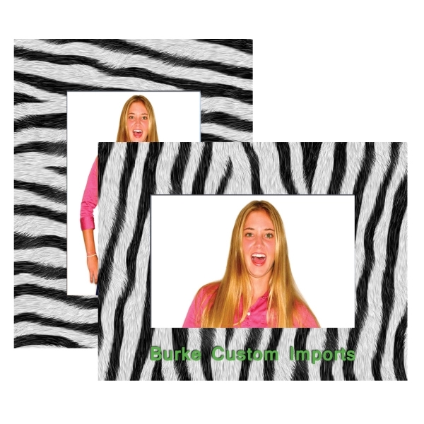 Paper easel frame with zebra print, pop-out easel on back and... from ASI 62190 Illini