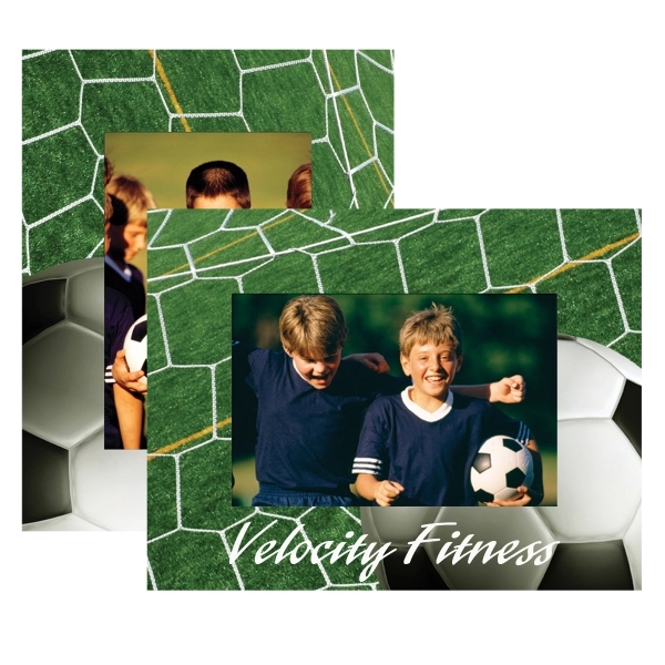 Paper easel frame with soccer theme, pop-out easel on back and... from ASI 62190 Illini