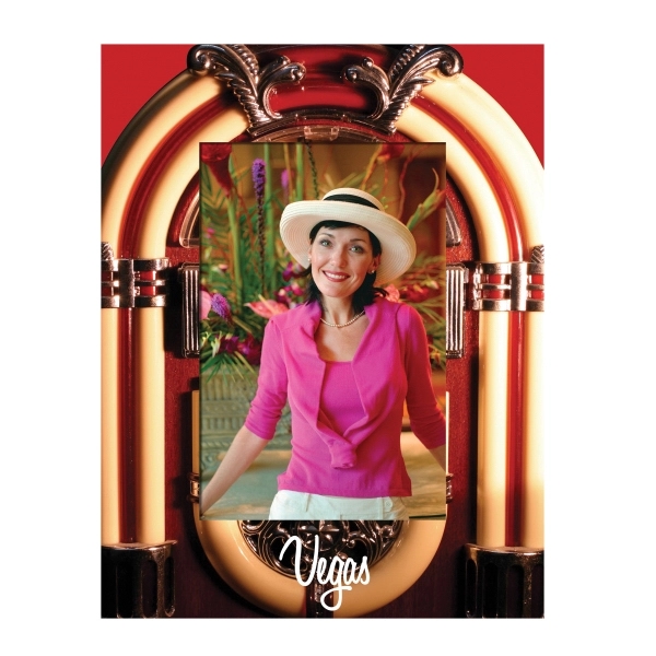 Paper easel frame with 1950's theme, pop-out easel on back and... from ASI 62190 Illini