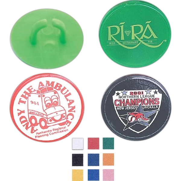 Flexible clasp ring made from recycled material. Fits all fingers.... from ASI 88620 Specialty Products Company / Newport Plastics / Specialty