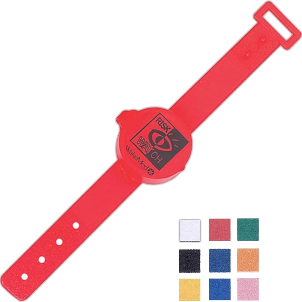 Recycled plastic watch shaped wrist coin holder. Secret compartment for coins,... from ASI 88620 Specialty Products Company / Newport Plastics / Specialty Line