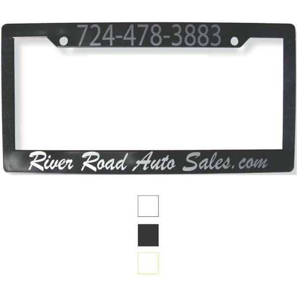 Plastic auto license plate frame.... from ASI 88620 Specialty Products Company / Newport Plastics / Specialty Line