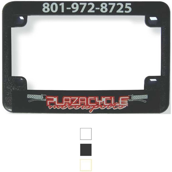Motorcycle license plate frame.... from ASI 88620 Specialty Products Company / Newport Plastics / Specialty Line