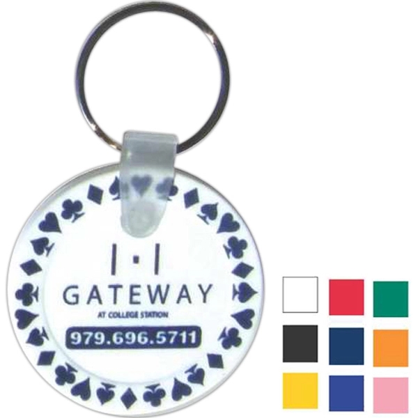 Poker chip key tag.... from ASI 88620 Specialty Products Company / Newport Plastics / Specialty Line