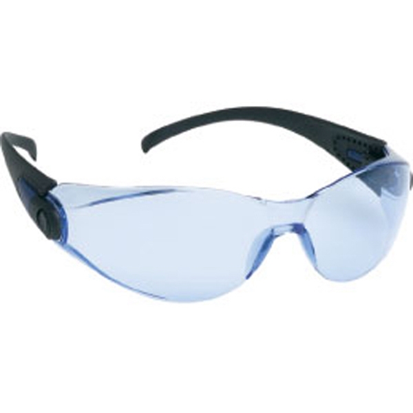 Sporty single piece lens safety glasses with black frame.... from ASI 37455 Atteff International Inc / Atteff