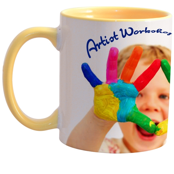 Match full-color, full-wrap decoration to this 11 oz colored inside, rim... from ASI 77988 Photo USA Corp / Photo USA