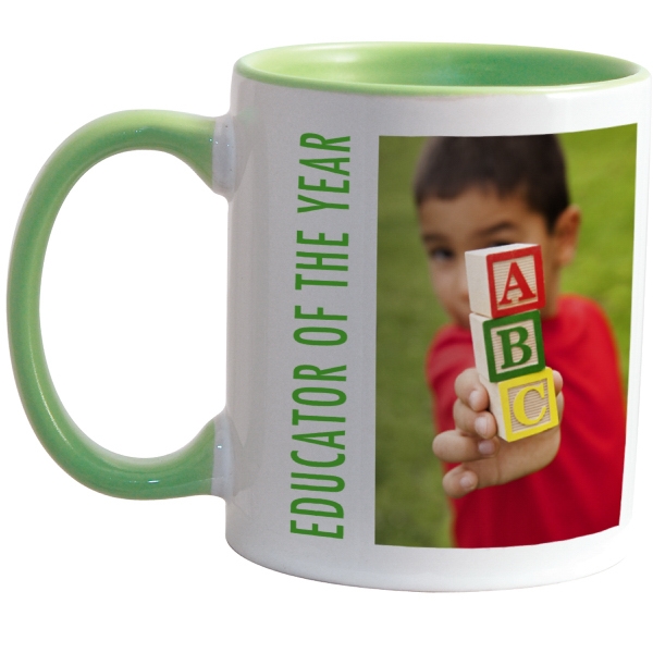 Match full-color, full-wrap decoration to this 11 oz colored inside, rim... from ASI 77988 Photo USA Corp / Photo USA