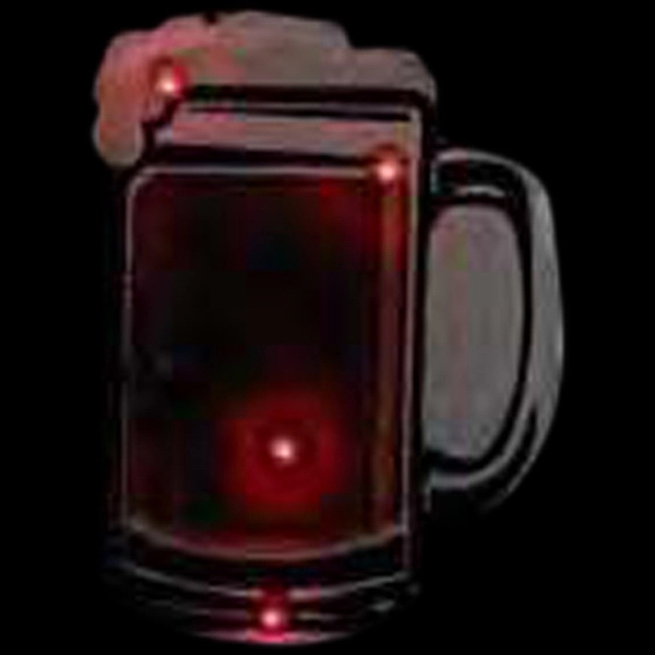 Custom beer mug shape flash lapel pin and attractive flashing light.... from ASI 36988 Artek USA Inc / Artek™