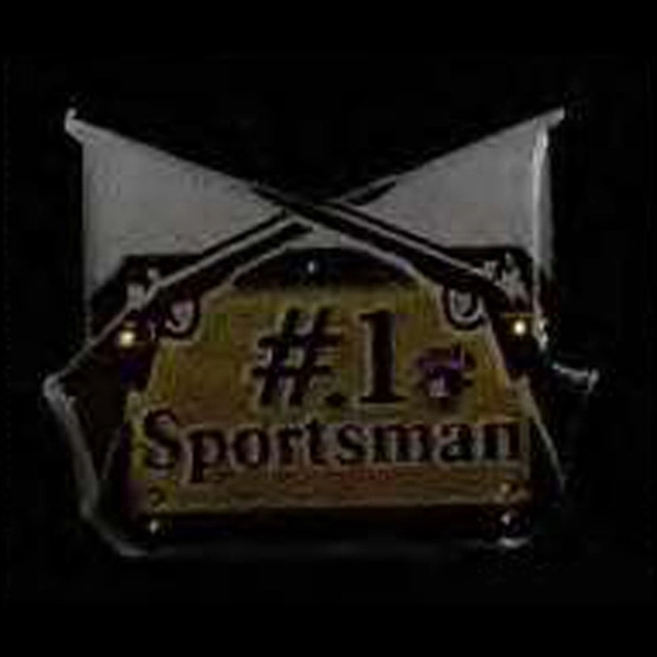 Custom flash lapel pin with "#1 Sportsman" logo with flashing light.... from ASI 36988 Artek USA Inc / Artek™