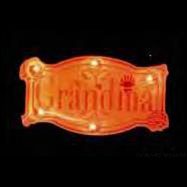 Custom flash lapel pin with "Grandma" logo with flashing light.... from ASI 36988 Artek USA Inc / Artek™