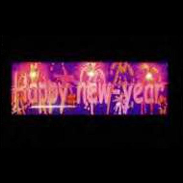 Custom flash lapel pin with "Happy New Year" logo with flashing... from ASI 36988 Artek USA Inc / Artek™