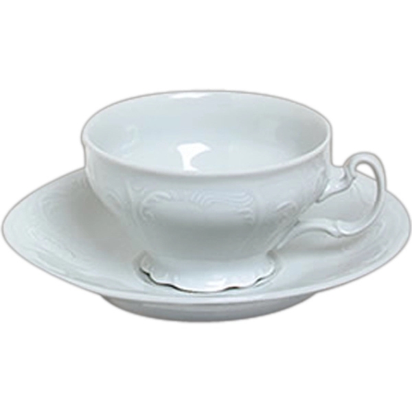 Cup and saucer, 3 sizes, fine porcelain, Bernadotte Collection... from ASI 68878 Mar's Line / Mar's Promotions / MAR's Line Mars China Collection