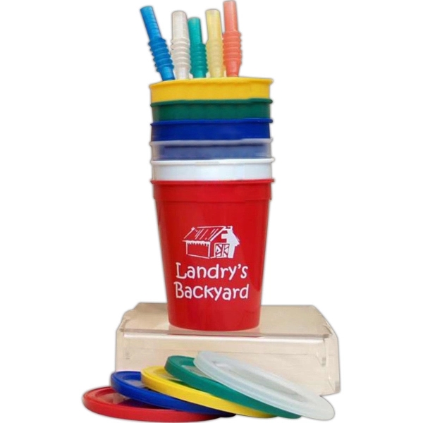 Plastic Bendy Drinking straw for stadium cup.... from ASI 79541 Print Appeal,Inc. / Print Appeal