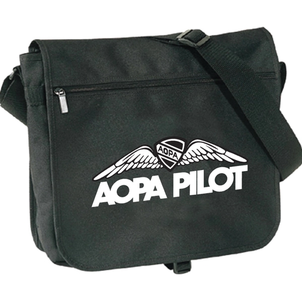 Medium messenger bag with two-pocket main compartment, fold over flap with... from ASI 39820 Opusline (Benmex) / Opus Line