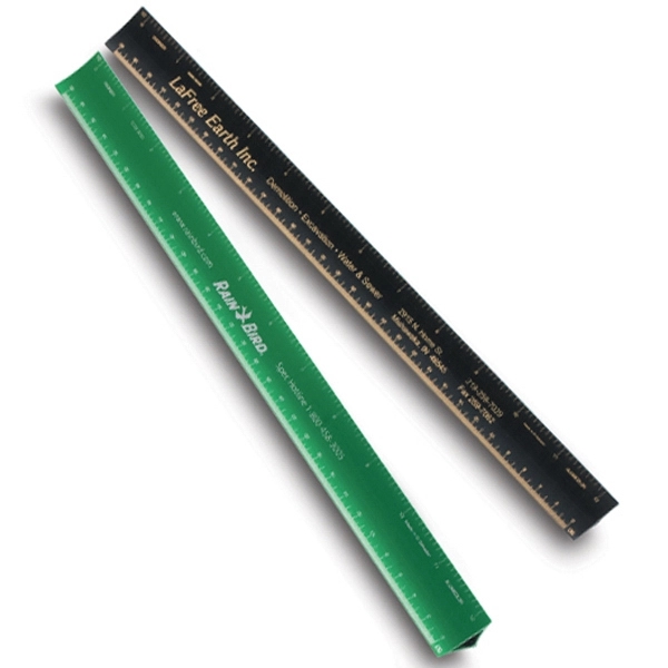 Aluminum 30 cm metric architect hollow drafting scale.... from ASI 34910 Alumicolor / Alumicolor