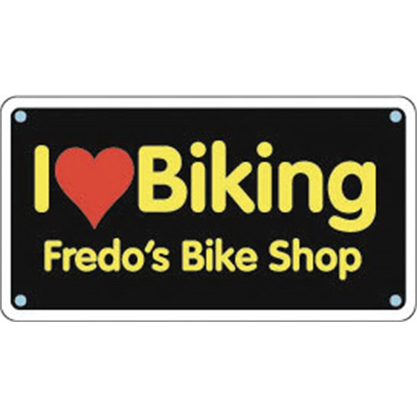 .035" - Stock high density white polyethylene plastic sign, 4" x... from ASI 56950 Gill Studios Inc / Gill-Line 