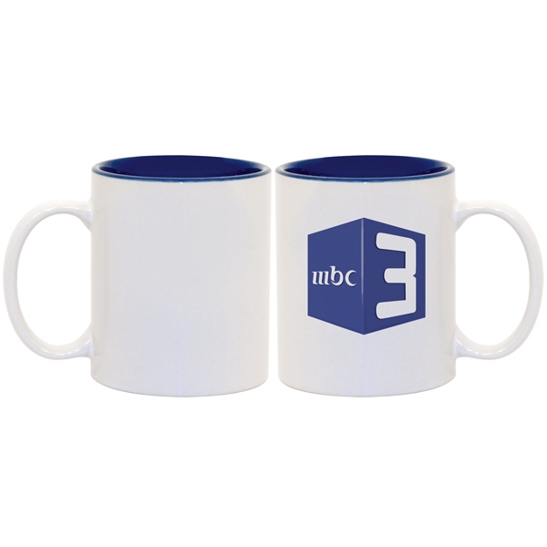 This 11 oz two-tone accented mug enhances full-color sublimation decoration beautifully!... from ASI 77988 Photo USA Corp / Photo USA