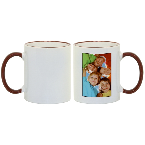 Match images and themes to this sublimation colored rim and handle... from ASI 77988 Photo USA Corp / Photo USA