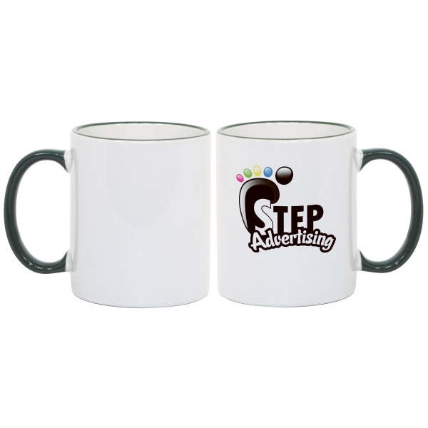 Match images and themes to this sublimation colored rim and handle... from ASI 77988 Photo USA Corp / Photo USA