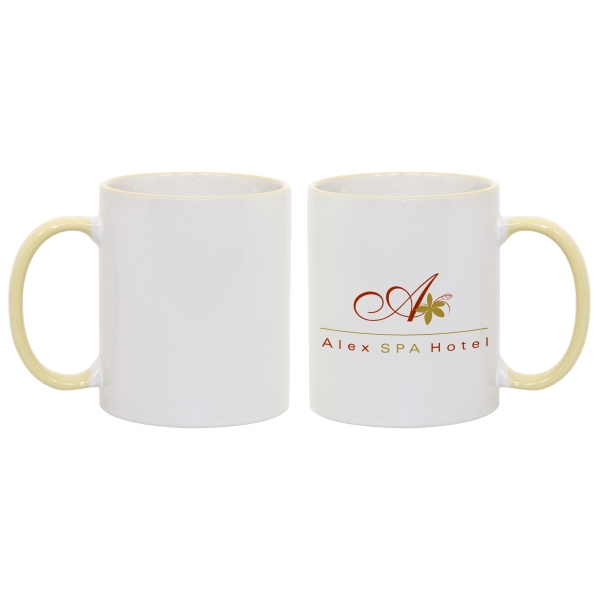 Match images and themes to this sublimation colored rim and handle... from ASI 77988 Photo USA Corp / Photo USA