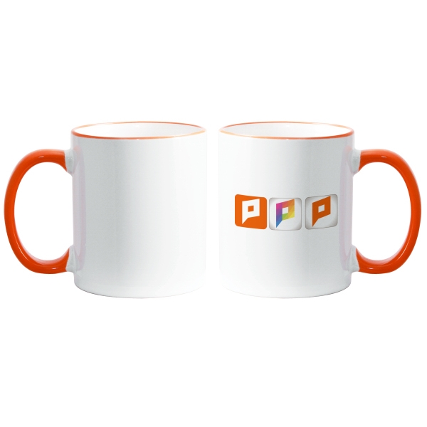 Match images and themes to this sublimation colored rim and handle... from ASI 77988 Photo USA Corp / Photo USA