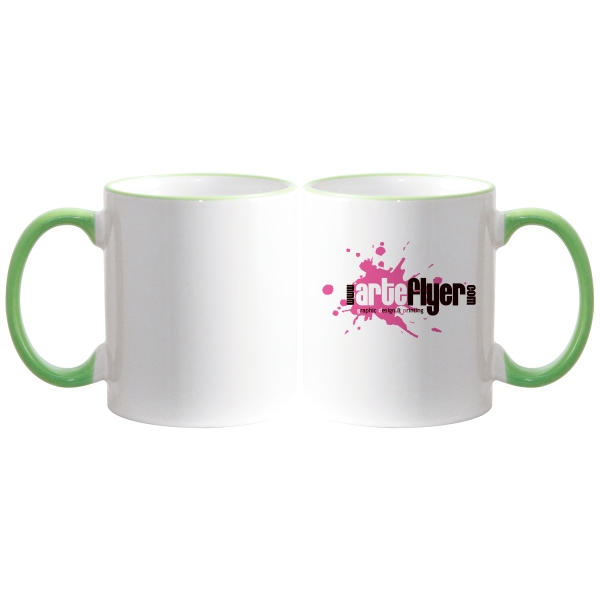 Match images and themes to this sublimation colored rim and handle... from ASI 77988 Photo USA Corp / Photo USA