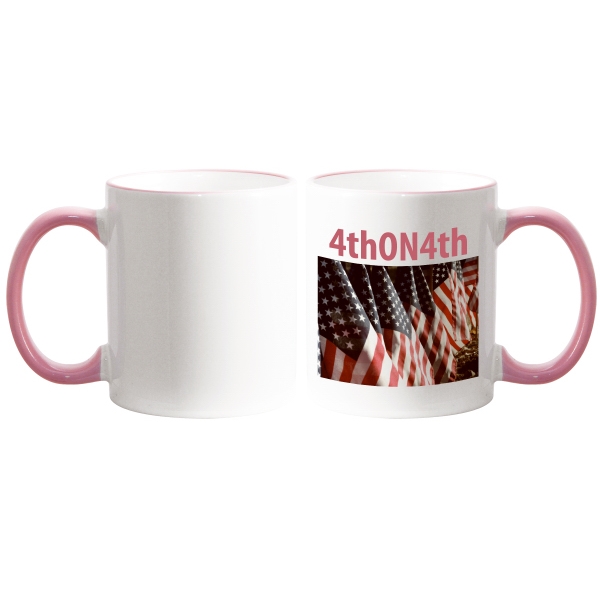 Match images and themes to this sublimation colored rim and handle... from ASI 77988 Photo USA Corp / Photo USA