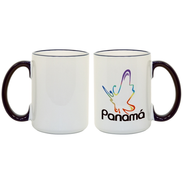 Accent your full-color image or logo with this 15 oz. colored... from ASI 77988 Photo USA Corp