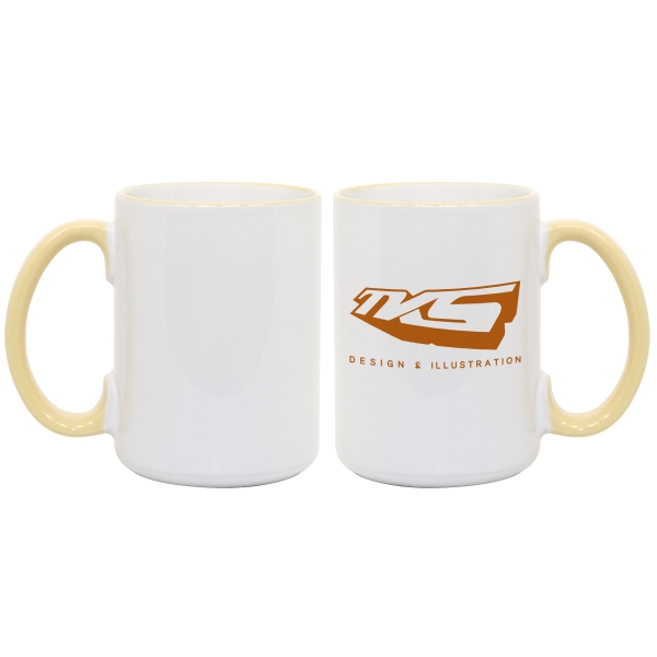 Accent your full-color image or logo with this 15 oz. colored... from ASI 77988 Photo USA Corp