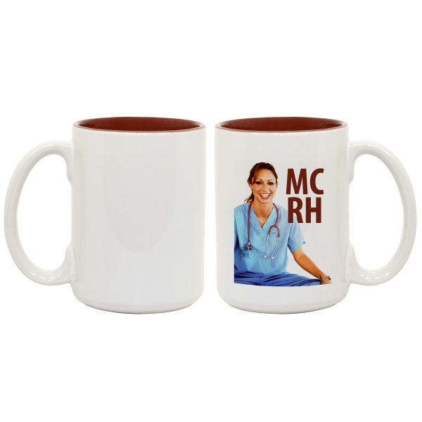 Enhance your imprinted images and logos with this 15 oz Two-Tone... from ASI 77988 Photo USA Corp / Photo USA