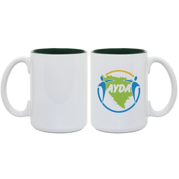 Enhance your imprinted images and logos with this 15 oz Two-Tone... from ASI 77988 Photo USA Corp / Photo USA