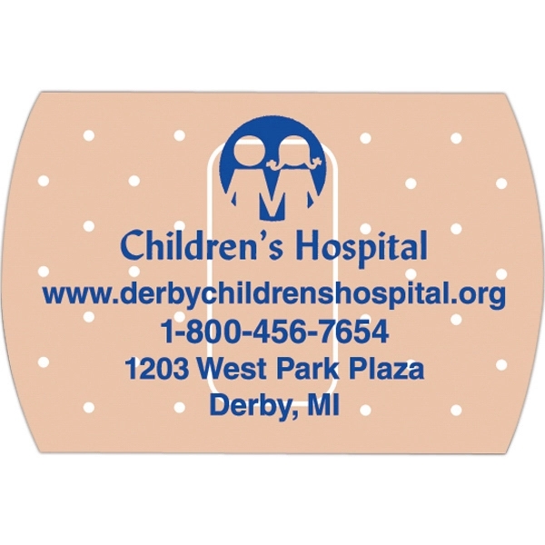 2" x 3" bandage shaped magnet with four color process customization.... from ASI 68507 The Magnet Group / Magnet LLC™