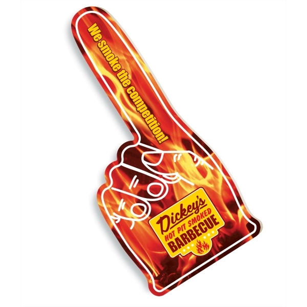 16.75" x 8" x 1" urethane foam "number one" novelty hand... from ASI 68207 MAC Specialties Ltd / Sport Products Plus