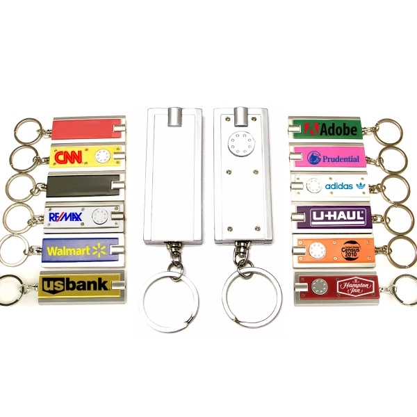Key chain with LED light.... from ASI 74585 Nu Promo International / Nu Promo Line