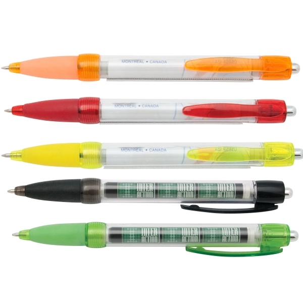 Push action banner pen.... from ASI 42920 Busrel Inc