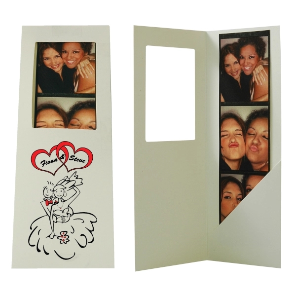 Photo booth photo mount with a 2" x 6" insert section.... from ASI 62190 Illini