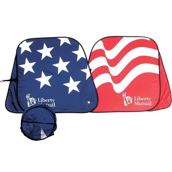 Unique patented  design collapsible with pivot  sunshade with built-in... from ASI 37586 Auto-Sun-shade/Intertek