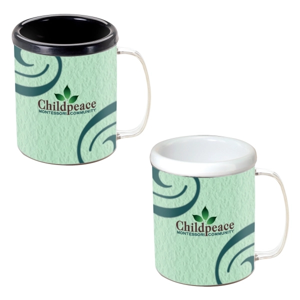 11 oz. clear acrylic mug with white liner and customizable inserts.... from ASI 62190 Illini