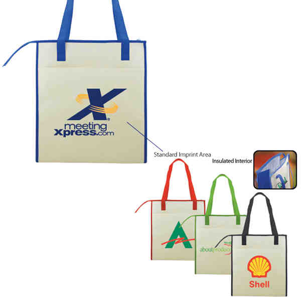 Non woven insulated shopper tote.... from ASI 43442 ZZ DROPPED - High Caliber Line USA / High Caliber Line